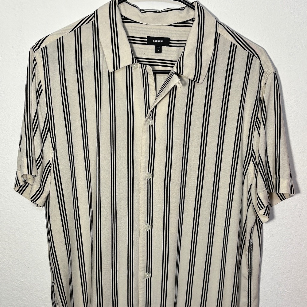 Express Striped Button Down - image 2